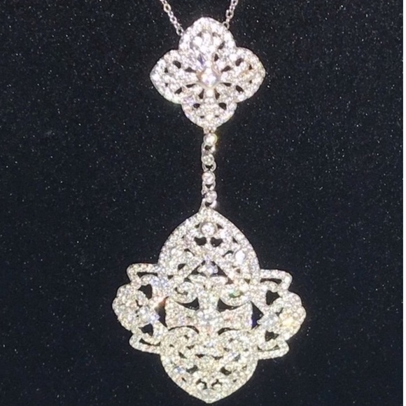 Art Deco Lariat Necklace - Picture 10 of 10